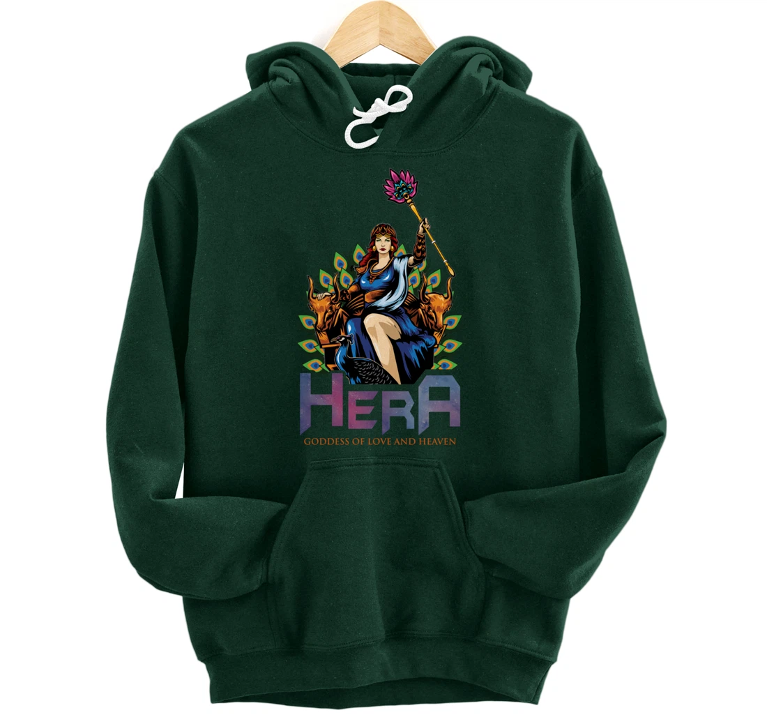 Hera Ancient Greek Mythology Gift Gods and Monsters Pullover Hoodie