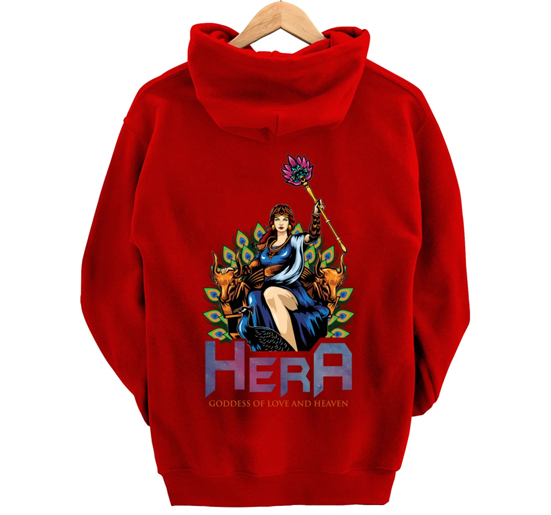 Hera Ancient Greek Mythology Gift Gods and Monsters Pullover Hoodie