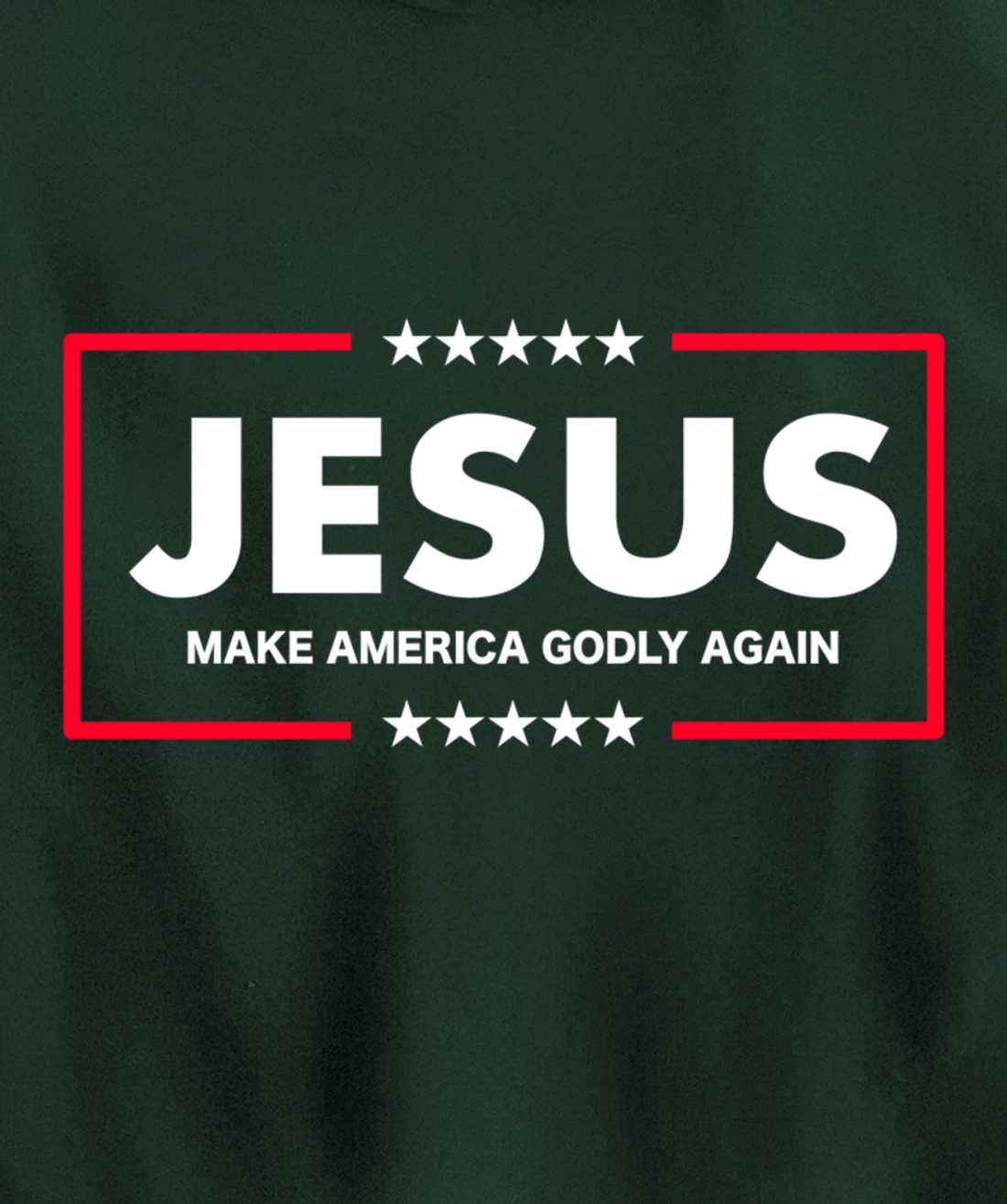 Christian Gifts Women Men Make America Godly Again Pullover Hoodie