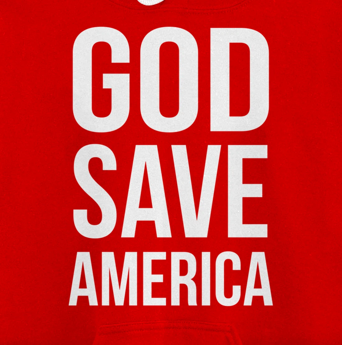 God Save America Pullover Hoodie