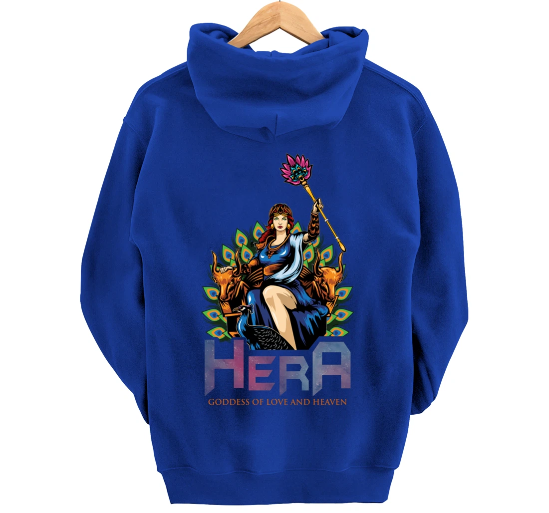 Hera Ancient Greek Mythology Gift Gods and Monsters Pullover Hoodie