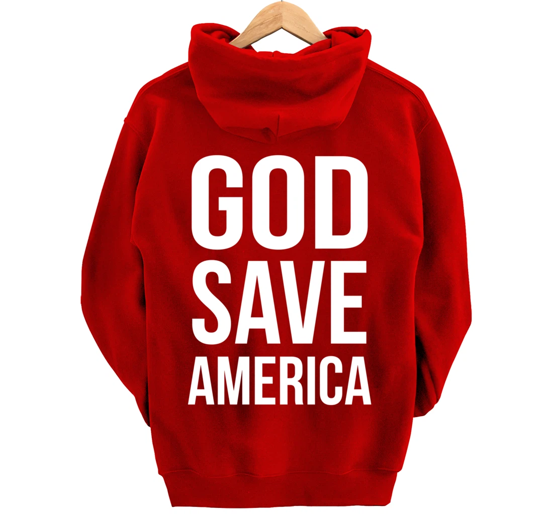 God Save America Pullover Hoodie