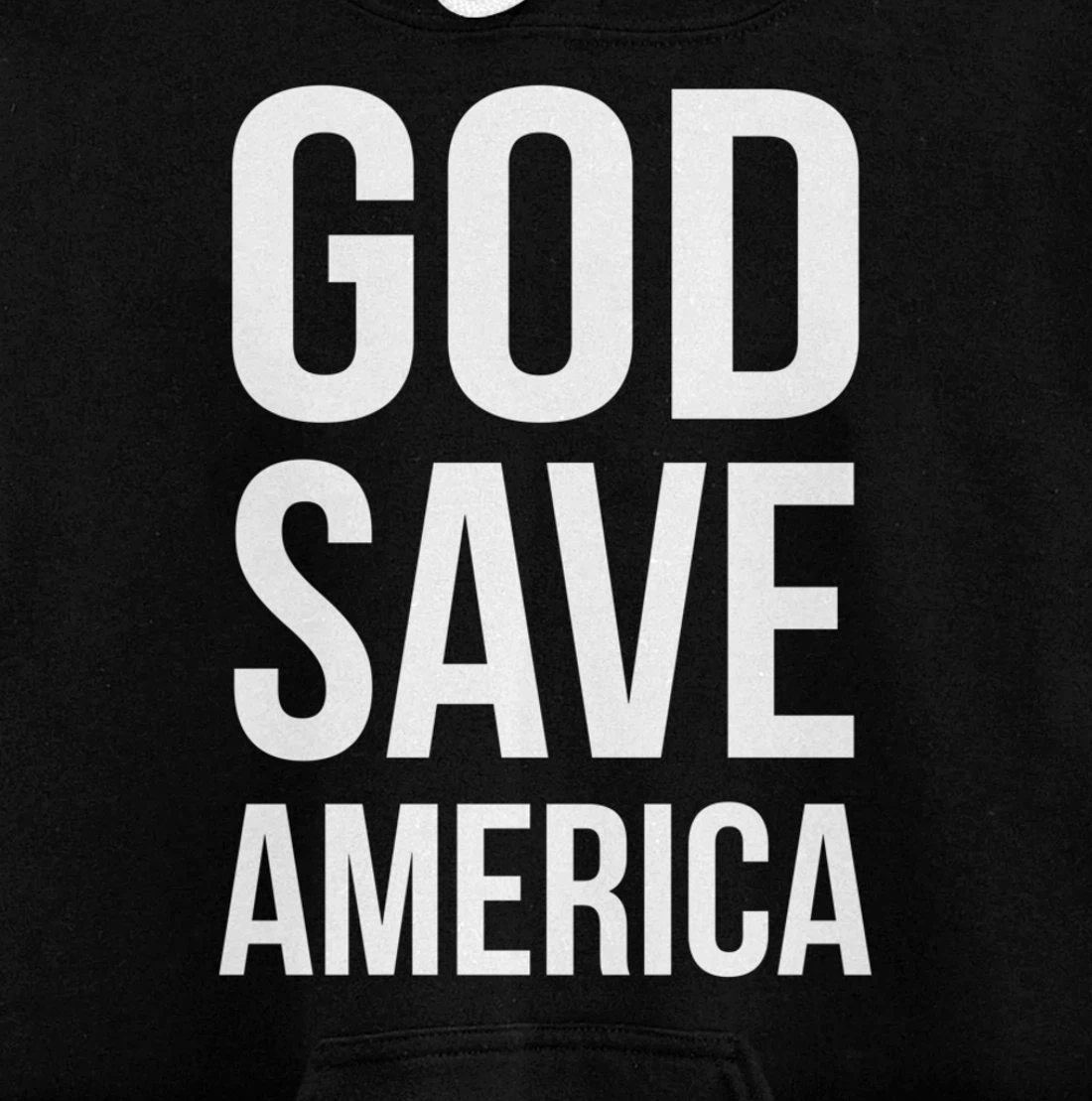 God Save America Pullover Hoodie