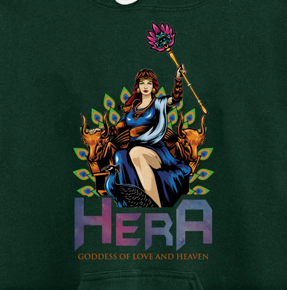 Hera Ancient Greek Mythology Gift Gods and Monsters Pullover Hoodie