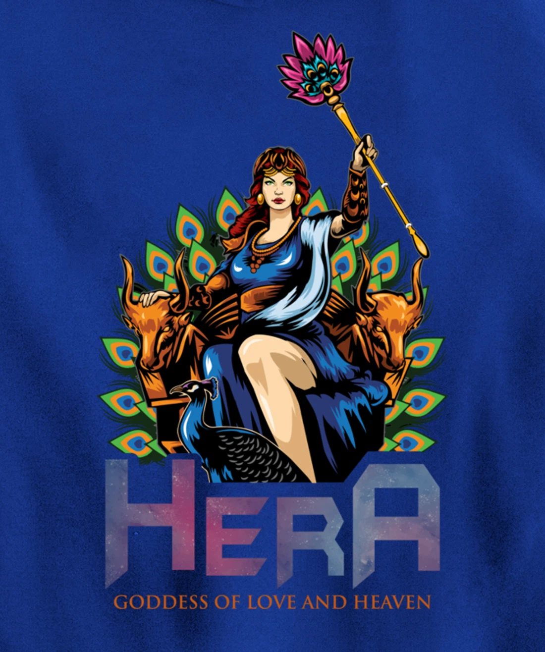 Hera Ancient Greek Mythology Gift Gods and Monsters Pullover Hoodie