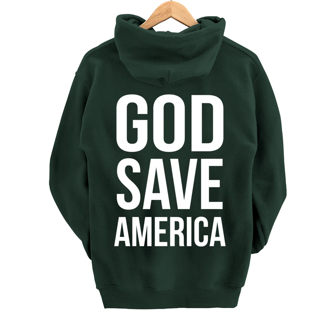God Save America Pullover Hoodie