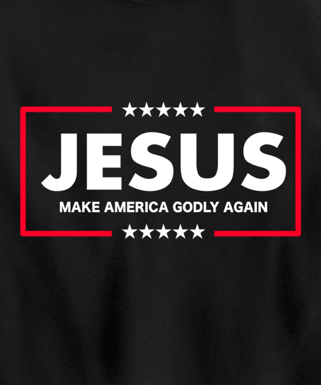 Christian Gifts Women Men Make America Godly Again Pullover Hoodie