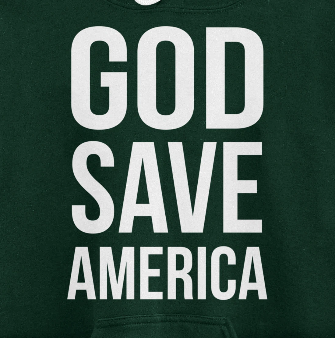 God Save America Pullover Hoodie