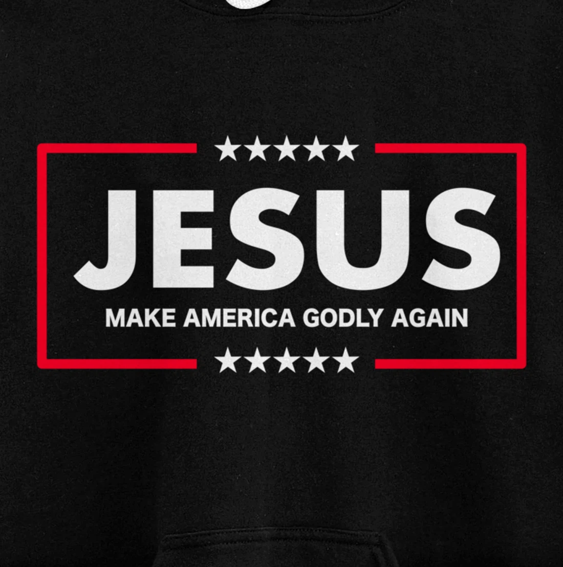 Christian Gifts Women Men Make America Godly Again Pullover Hoodie