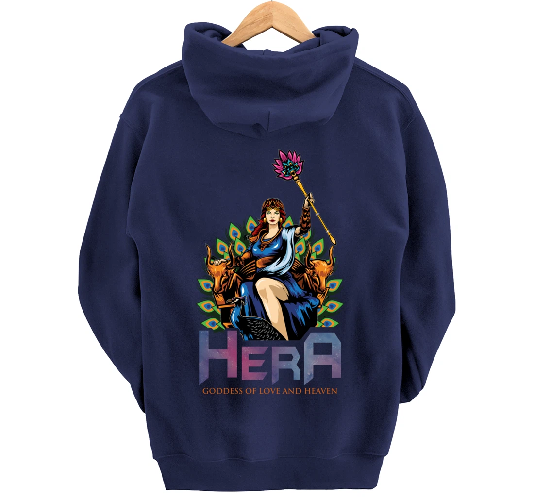 Hera Ancient Greek Mythology Gift Gods and Monsters Pullover Hoodie