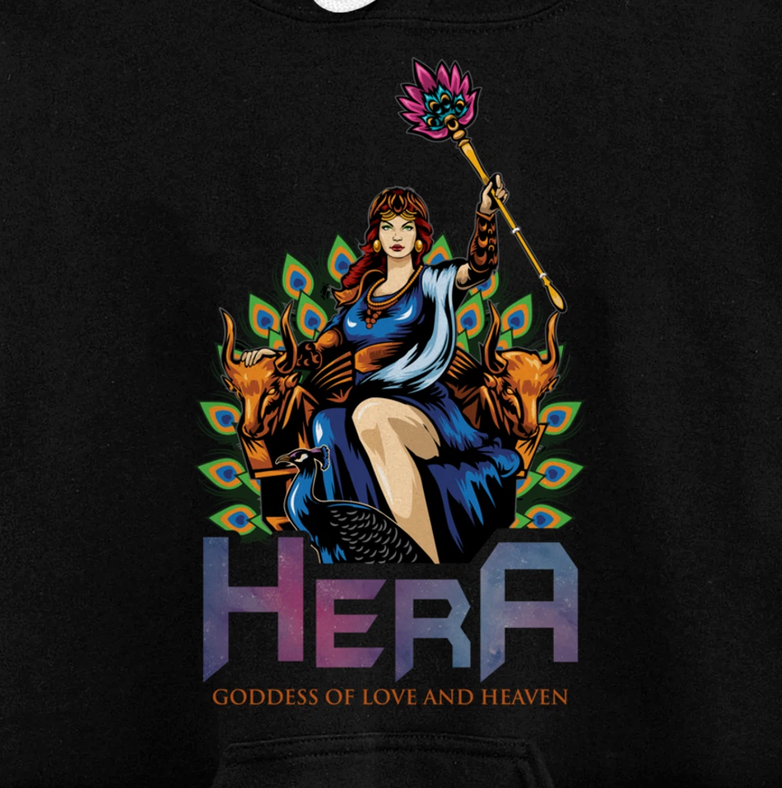 Hera Ancient Greek Mythology Gift Gods and Monsters Pullover Hoodie