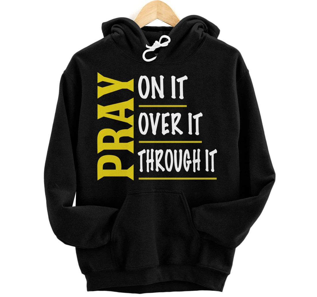 Christian Gifts Women Men Pray To Make America Godly Again Pullover Hoodie