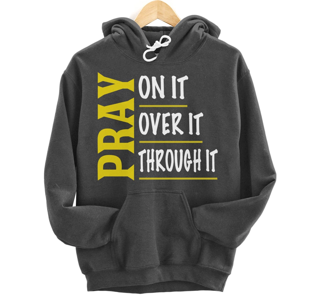 Christian Gifts Women Men Pray To Make America Godly Again Pullover Hoodie