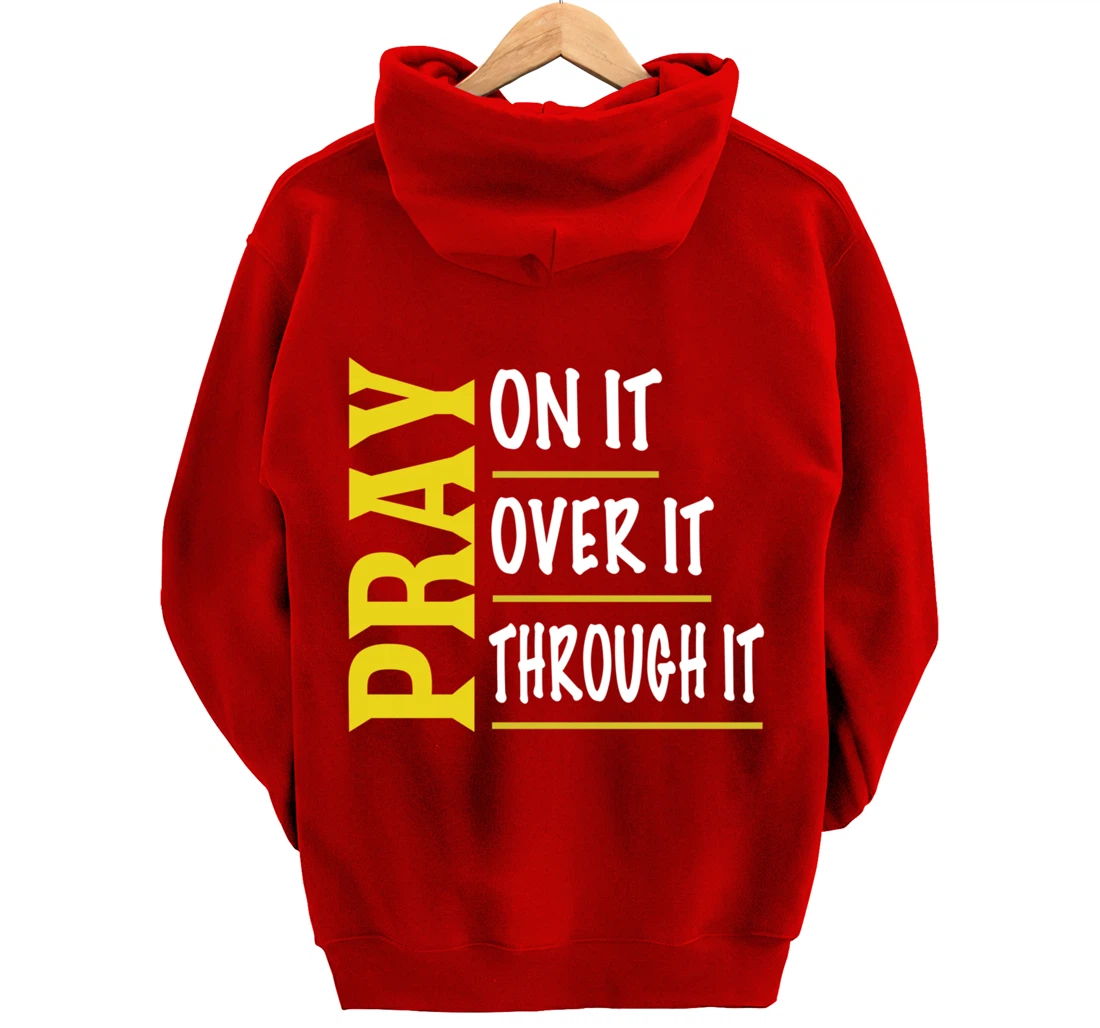Christian Gifts Women Men Pray To Make America Godly Again Pullover Hoodie