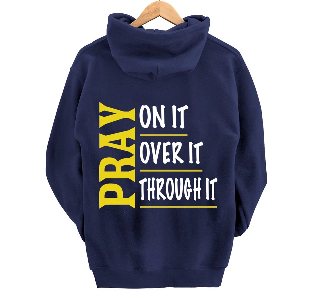 Christian Gifts Women Men Pray To Make America Godly Again Pullover Hoodie