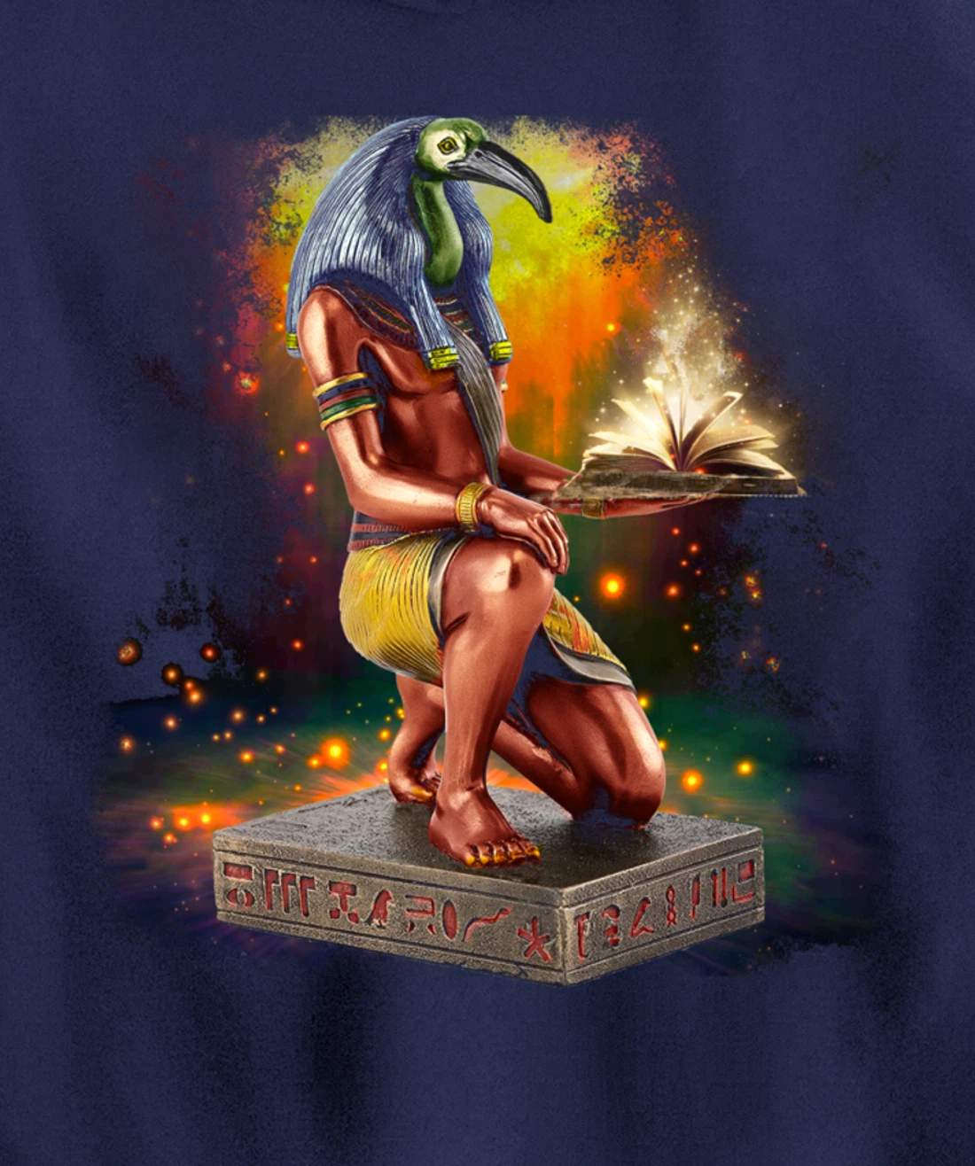 Thoth the Egyptian God of Knowledge Pullover Hoodie