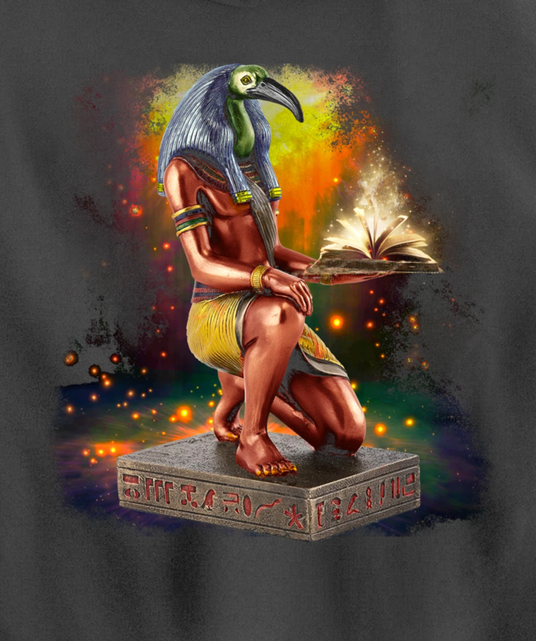 Thoth the Egyptian God of Knowledge Pullover Hoodie