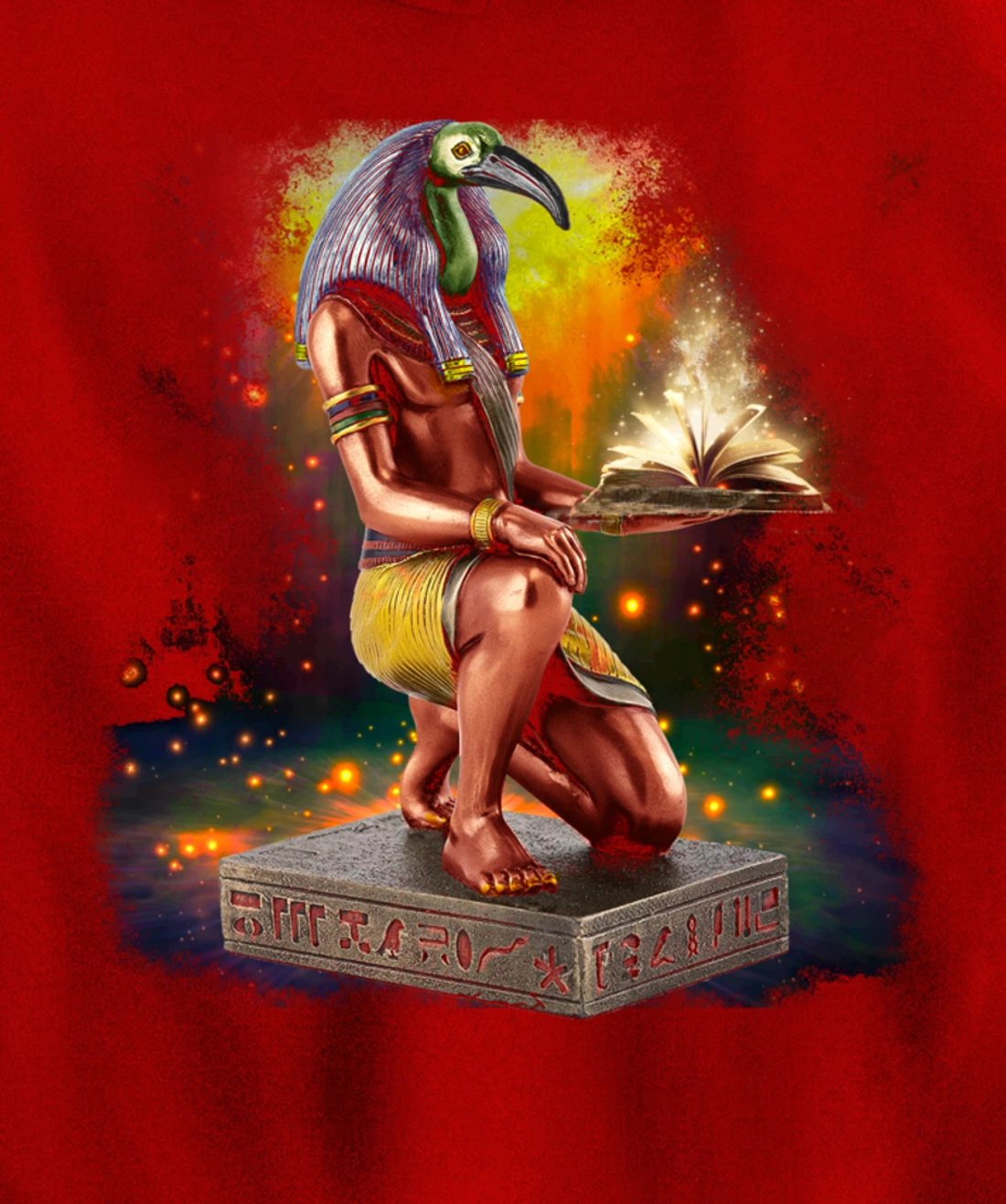 Thoth the Egyptian God of Knowledge Pullover Hoodie