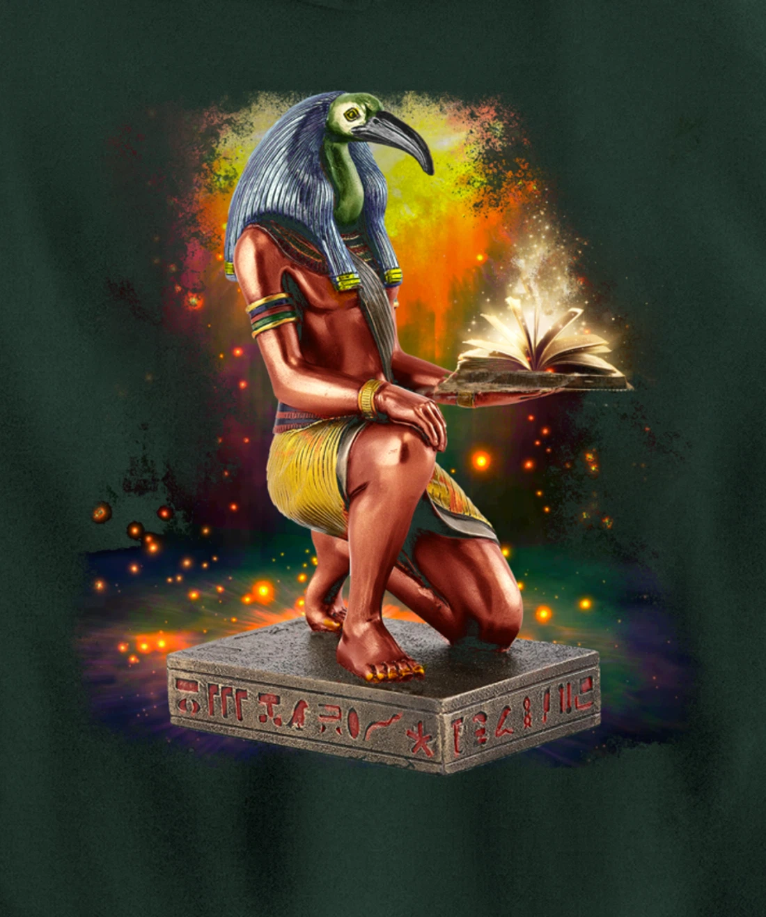 Thoth the Egyptian God of Knowledge Pullover Hoodie