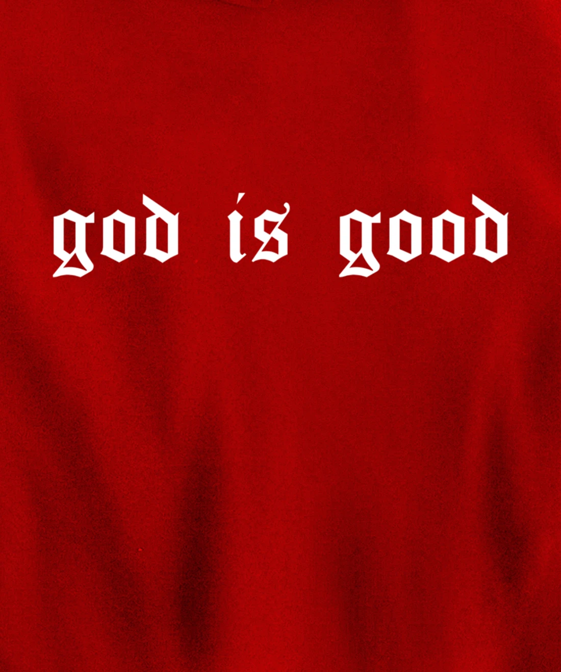 God is Good Christian Worship Preacher's Gangster Retro Font Pullover Hoodie