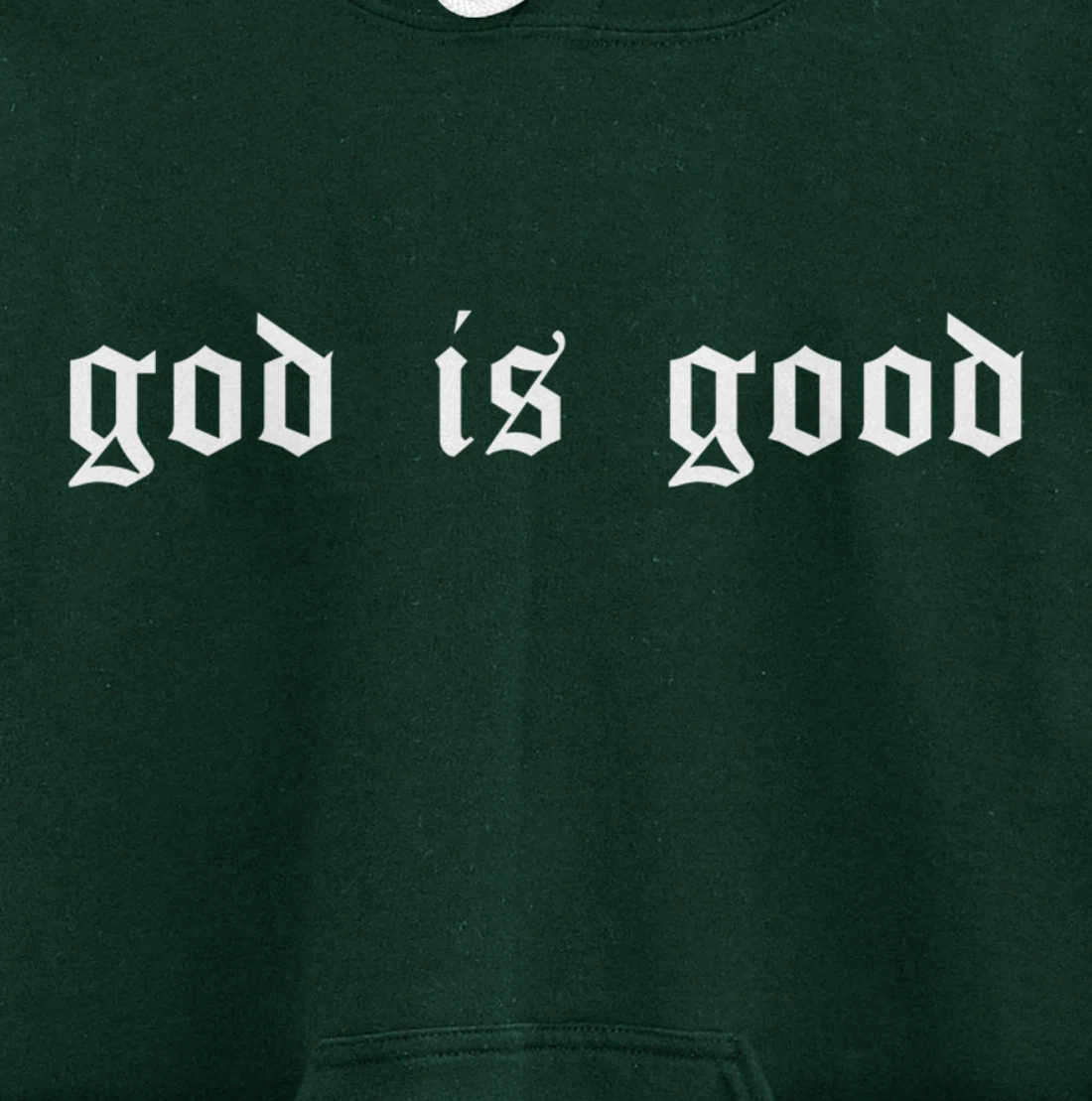 God is Good Christian Worship Preacher's Gangster Retro Font Pullover Hoodie
