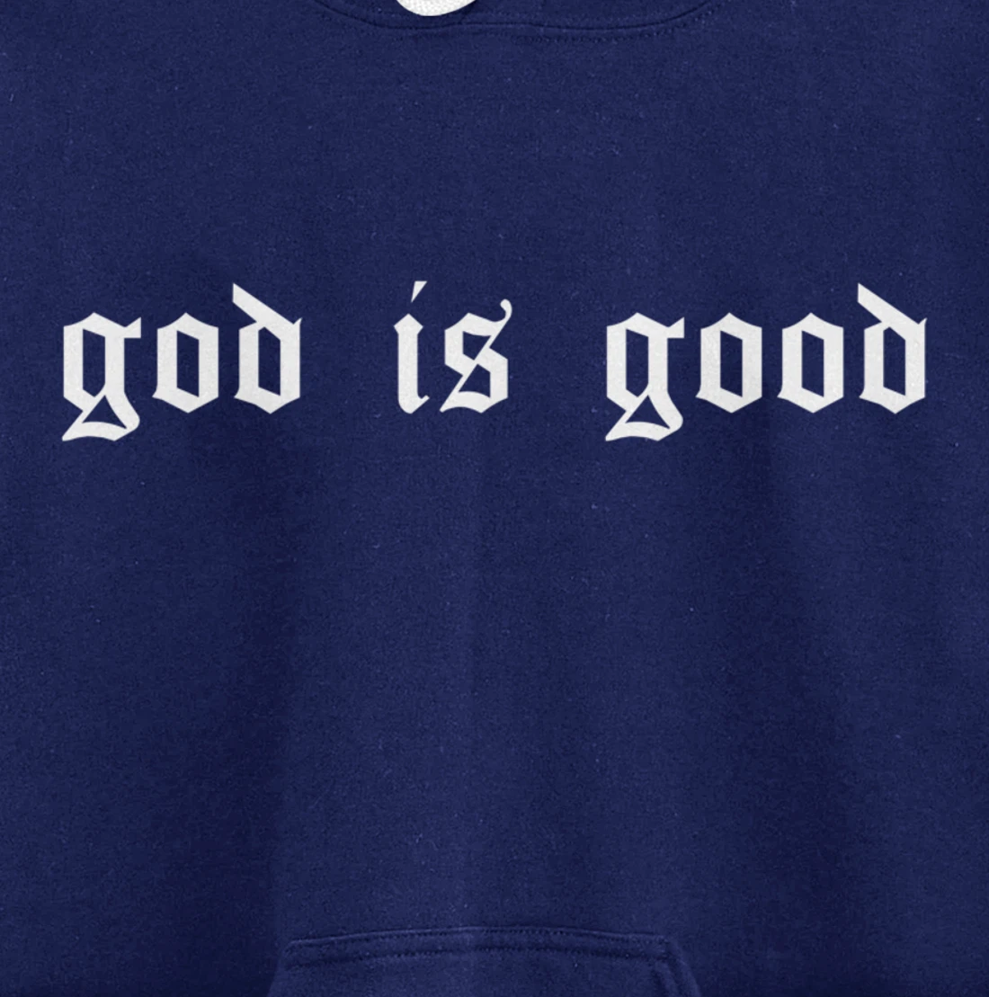 God is Good Christian Worship Preacher's Gangster Retro Font Pullover Hoodie
