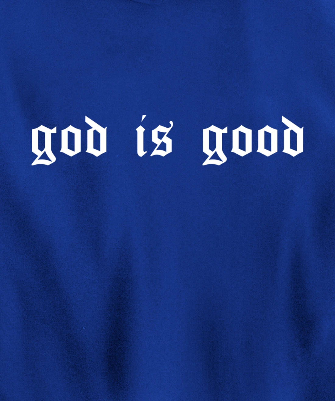 God is Good Christian Worship Preacher's Gangster Retro Font Pullover Hoodie
