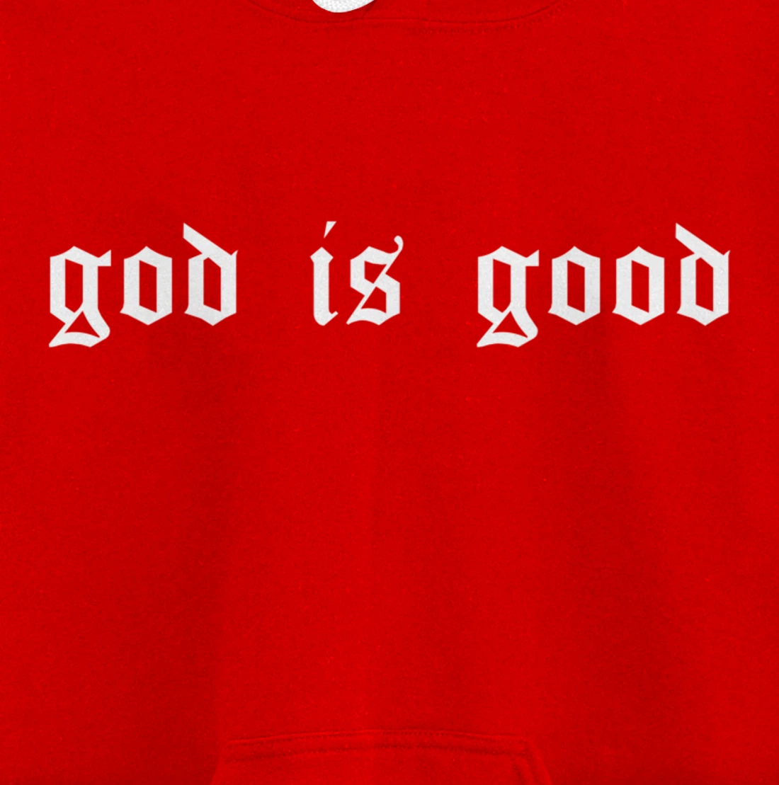 God is Good Christian Worship Preacher's Gangster Retro Font Pullover Hoodie