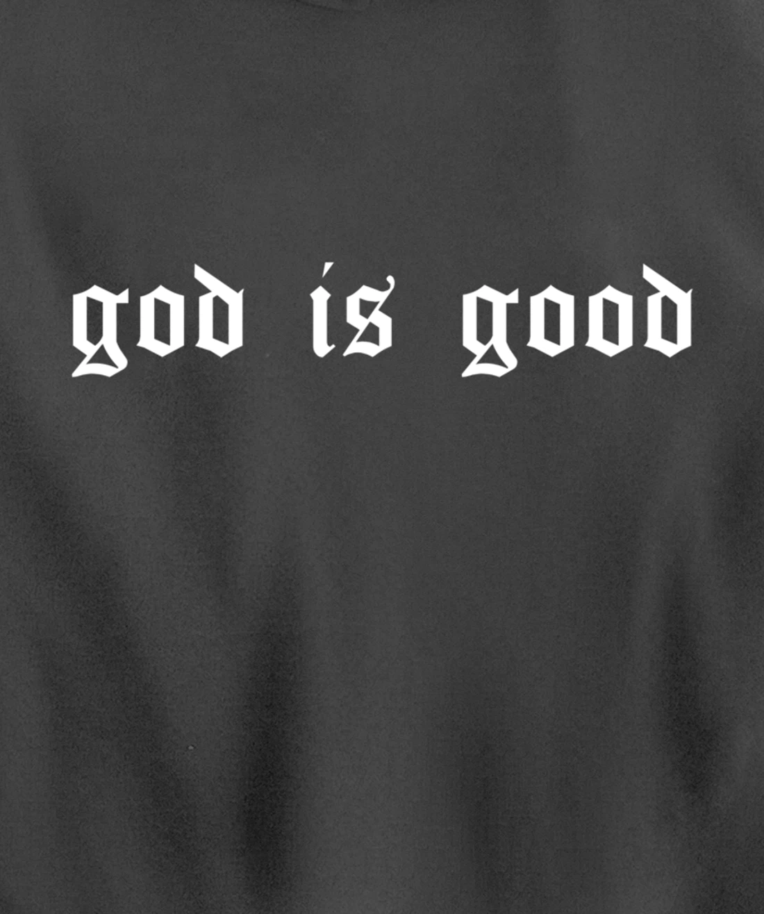 God is Good Christian Worship Preacher's Gangster Retro Font Pullover Hoodie