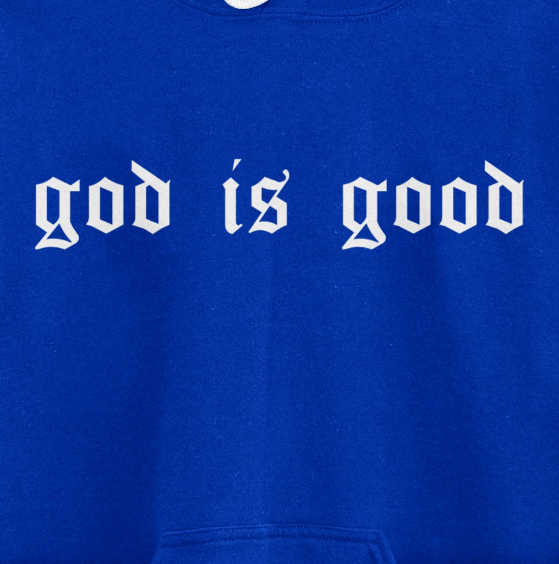 God is Good Christian Worship Preacher's Gangster Retro Font Pullover Hoodie