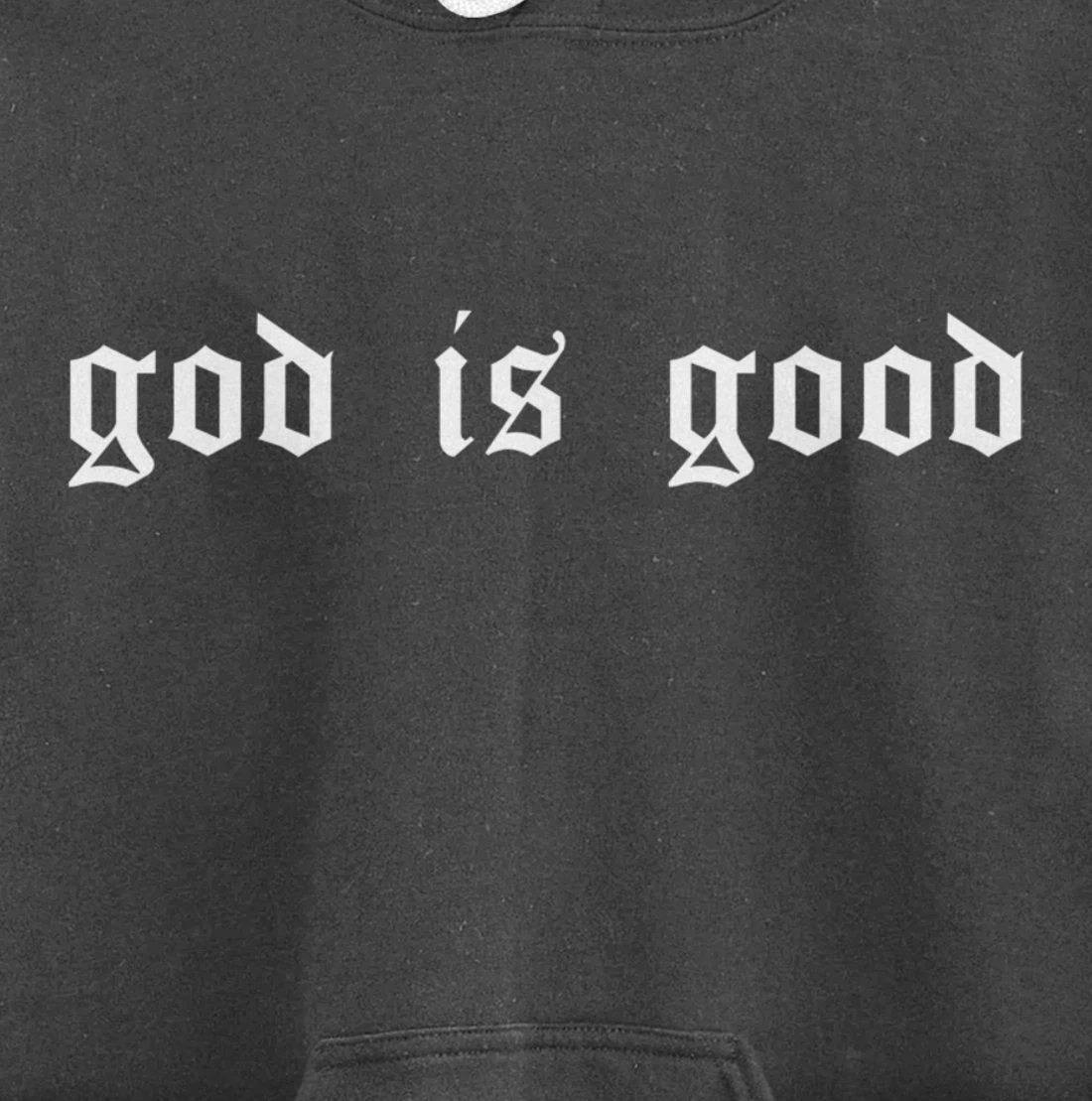 God is Good Christian Worship Preacher's Gangster Retro Font Pullover Hoodie
