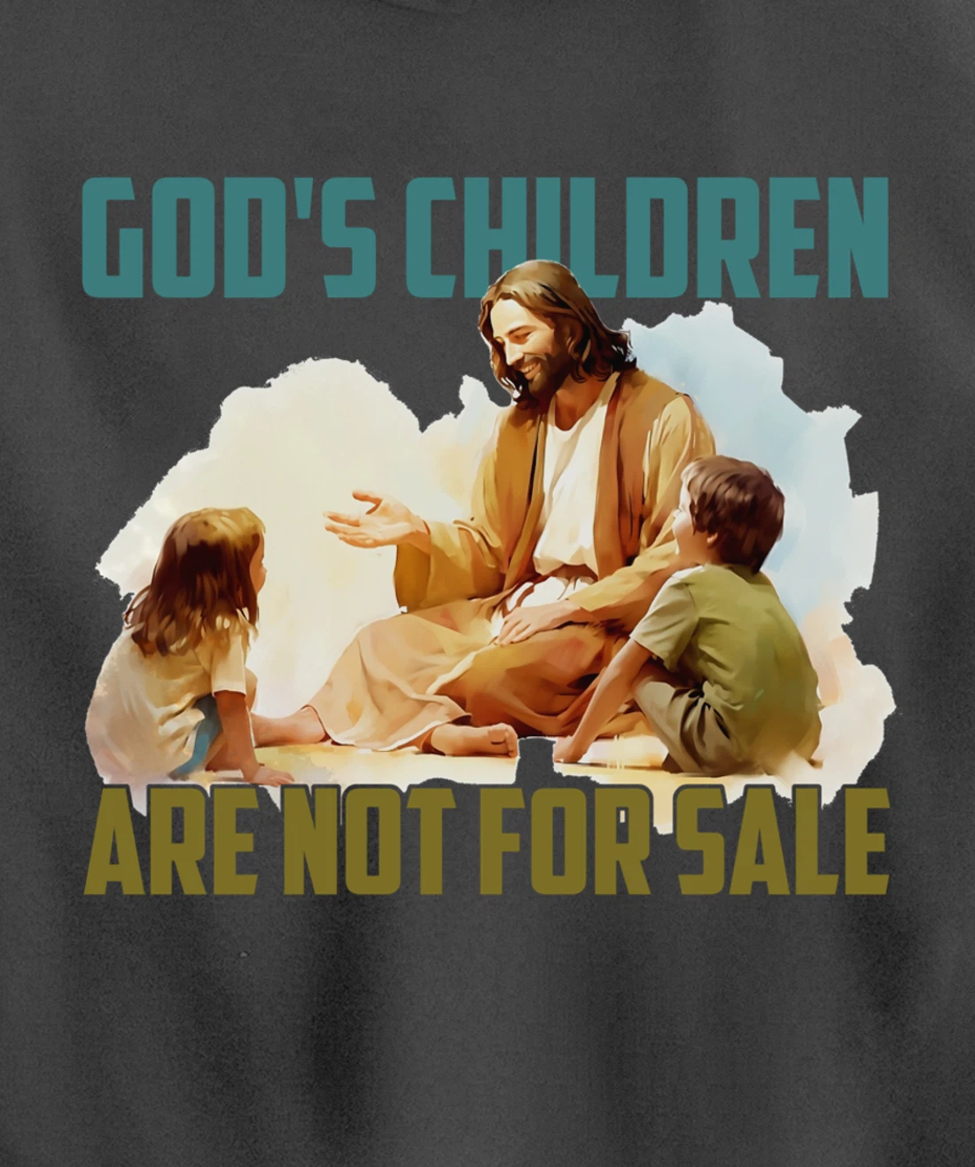 God's Children Are Not For Sale - Funny Political Quote Tee Pullover Hoodie