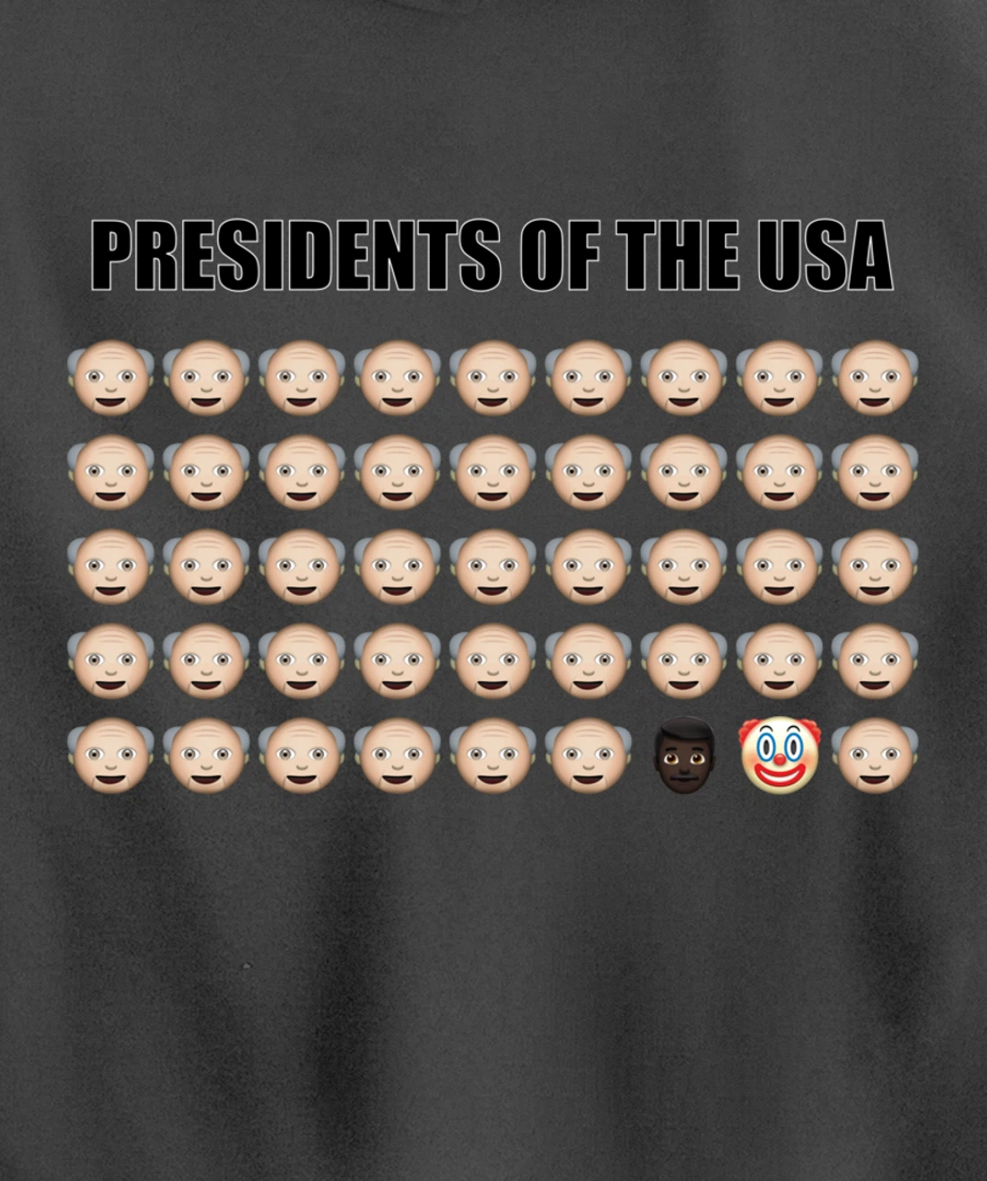Presidents of the USA Biden 46. President Trump Clown Funny Pullover Hoodie