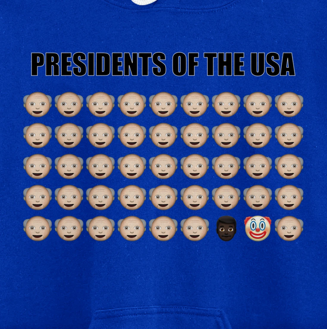 Presidents of the USA Biden 46. President Trump Clown Funny Pullover Hoodie