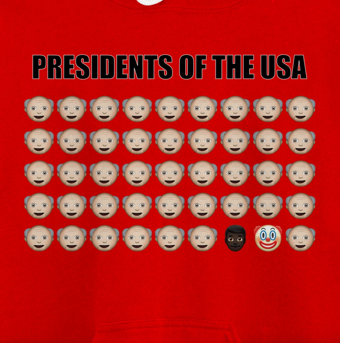 Presidents of the USA Biden 46. President Trump Clown Funny Pullover Hoodie