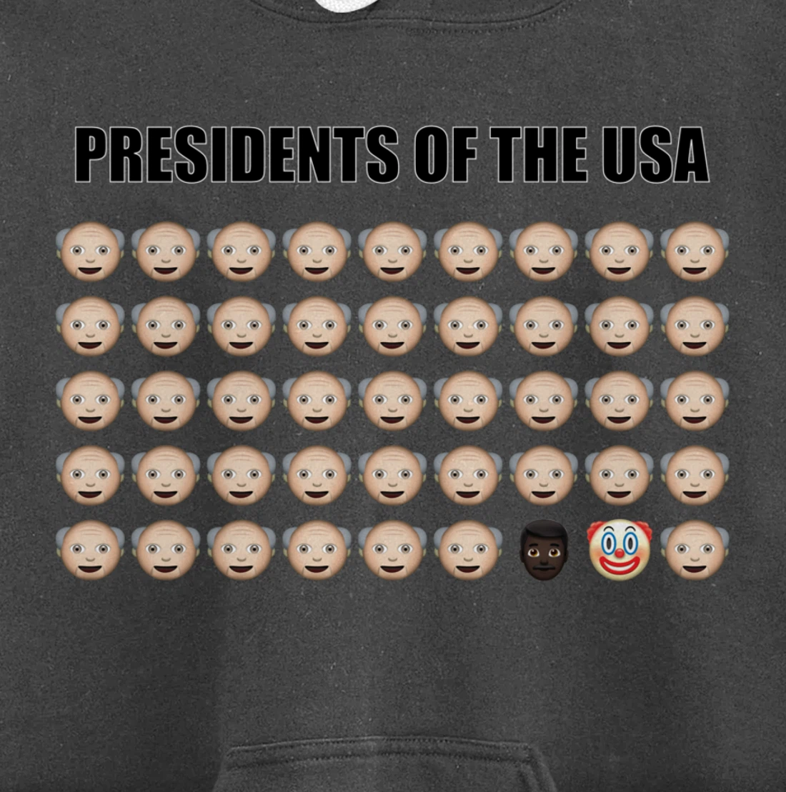 Presidents of the USA Biden 46. President Trump Clown Funny Pullover Hoodie