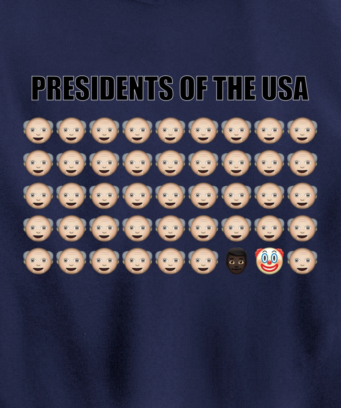 Presidents of the USA Biden 46. President Trump Clown Funny Pullover Hoodie