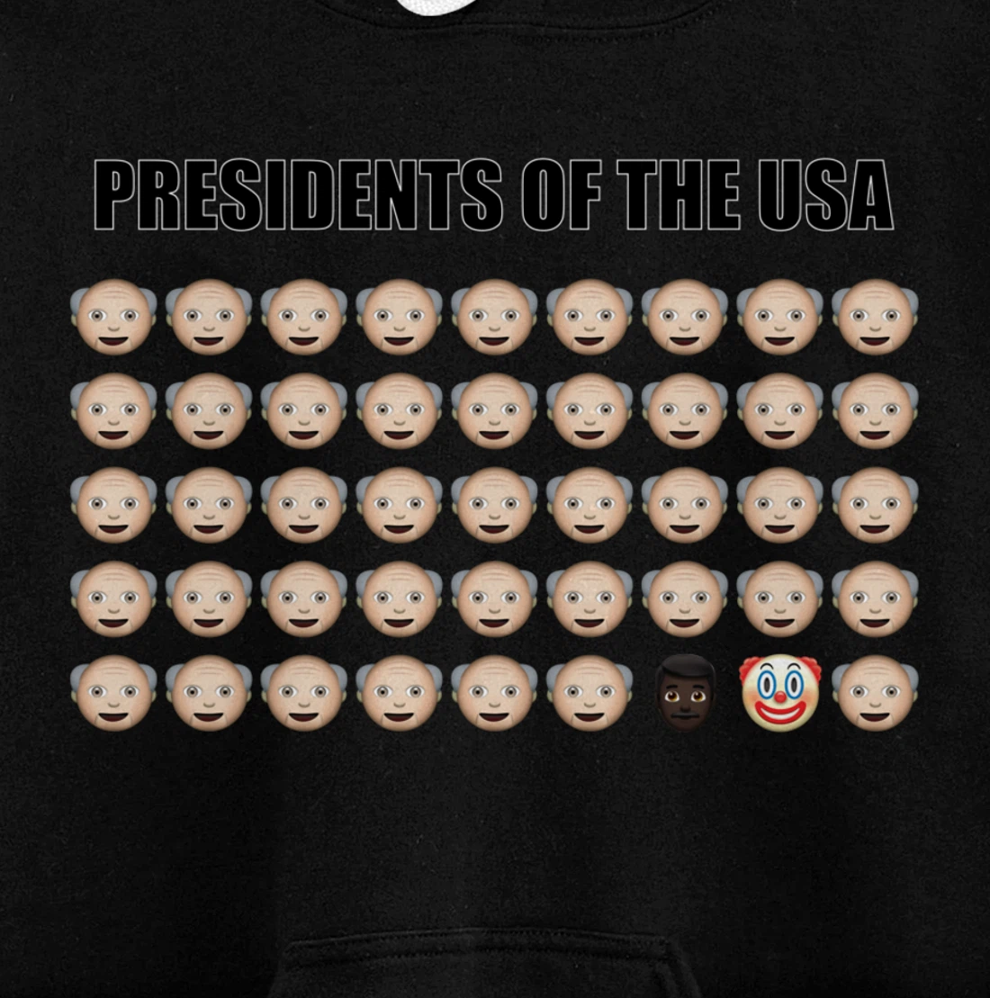 Presidents of the USA Biden 46. President Trump Clown Funny Pullover Hoodie