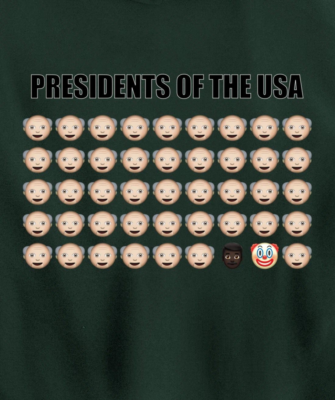 Presidents of the USA Biden 46. President Trump Clown Funny Pullover Hoodie