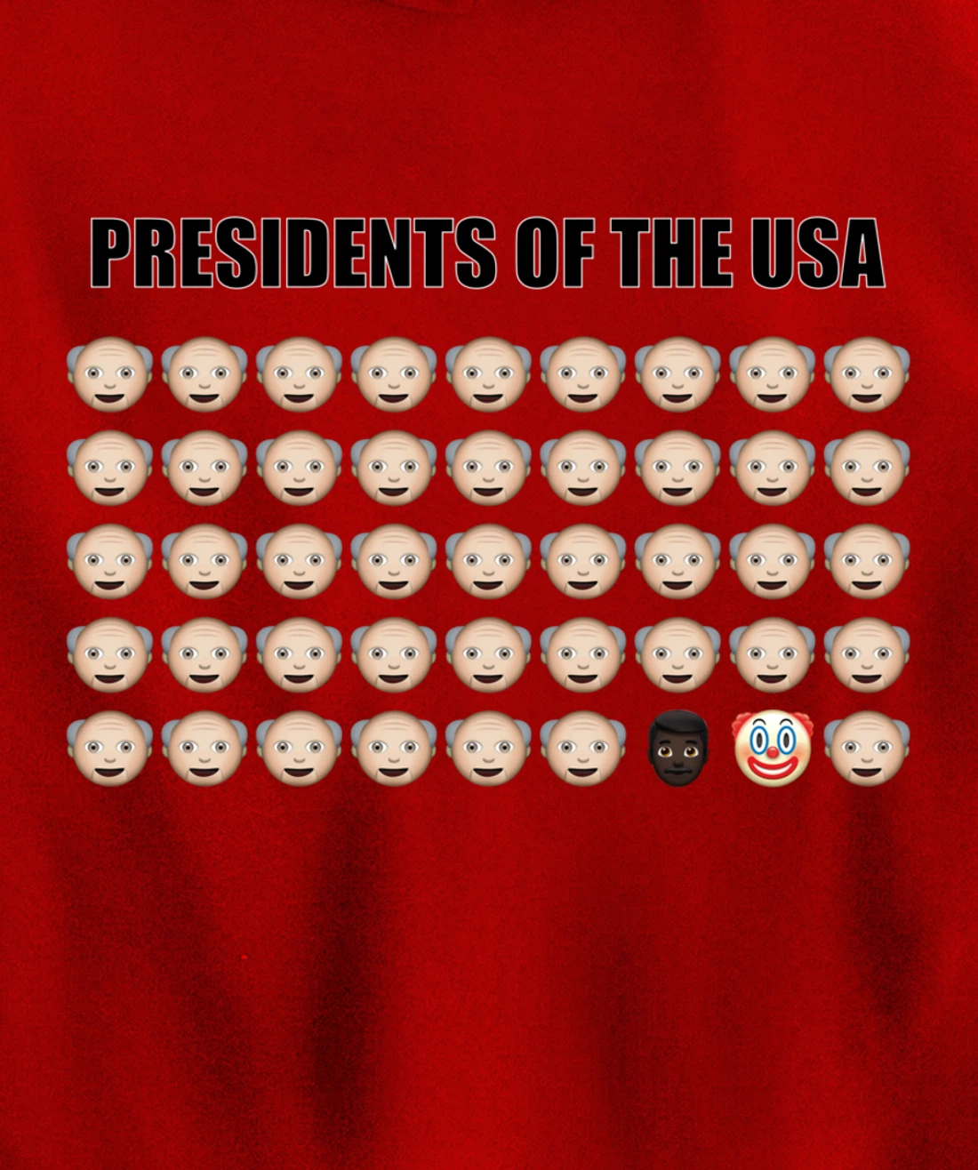Presidents of the USA Biden 46. President Trump Clown Funny Pullover Hoodie