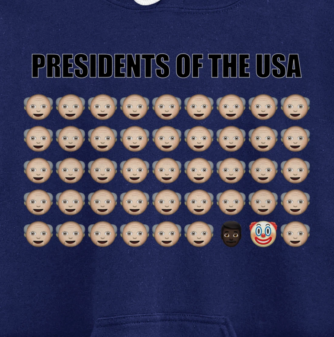 Presidents of the USA Biden 46. President Trump Clown Funny Pullover Hoodie