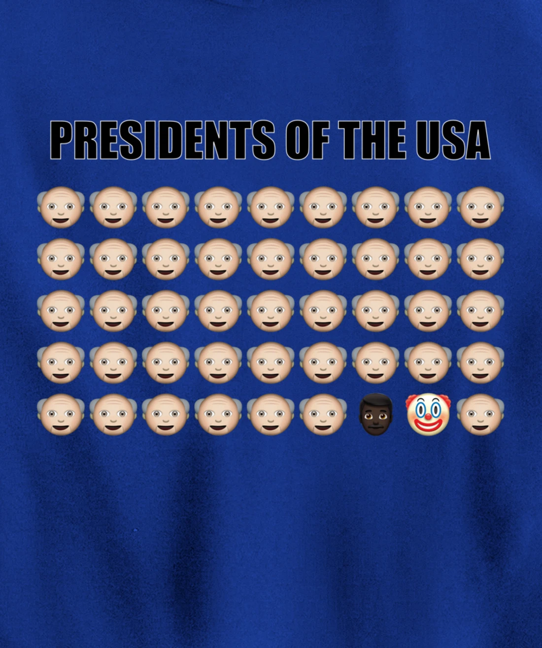 Presidents of the USA Biden 46. President Trump Clown Funny Pullover Hoodie