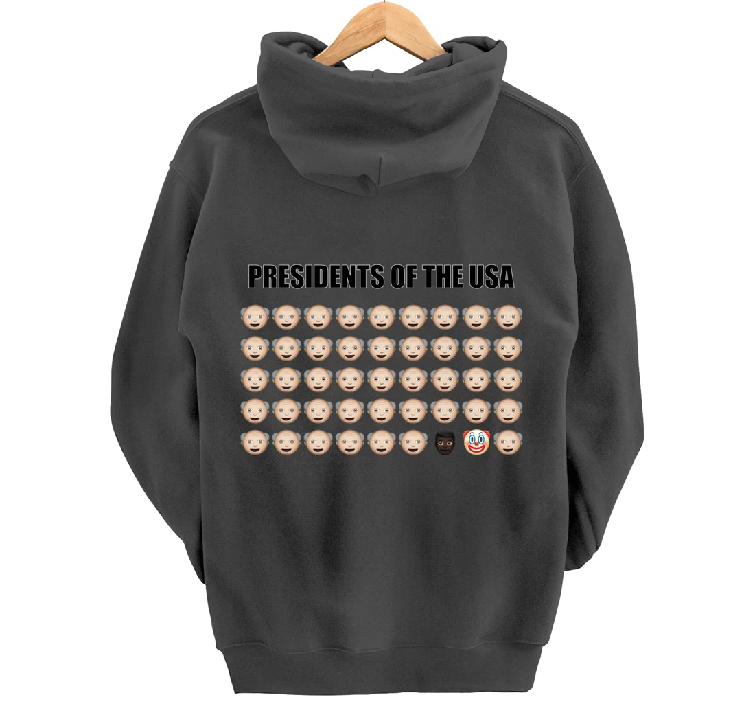 Presidents of the USA Biden 46. President Trump Clown Funny Pullover Hoodie