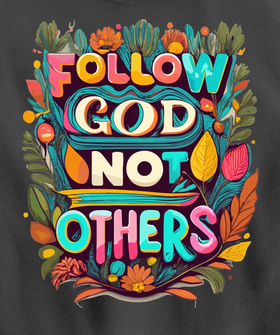 Follow God Not Others Pullover Hoodie