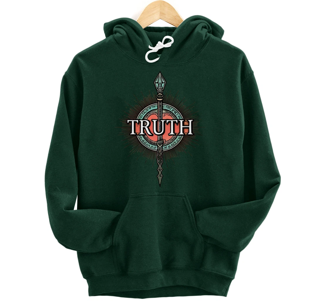 TRUTH - Honesty, Spirituality, Politics, Meditation Love God Pullover Hoodie