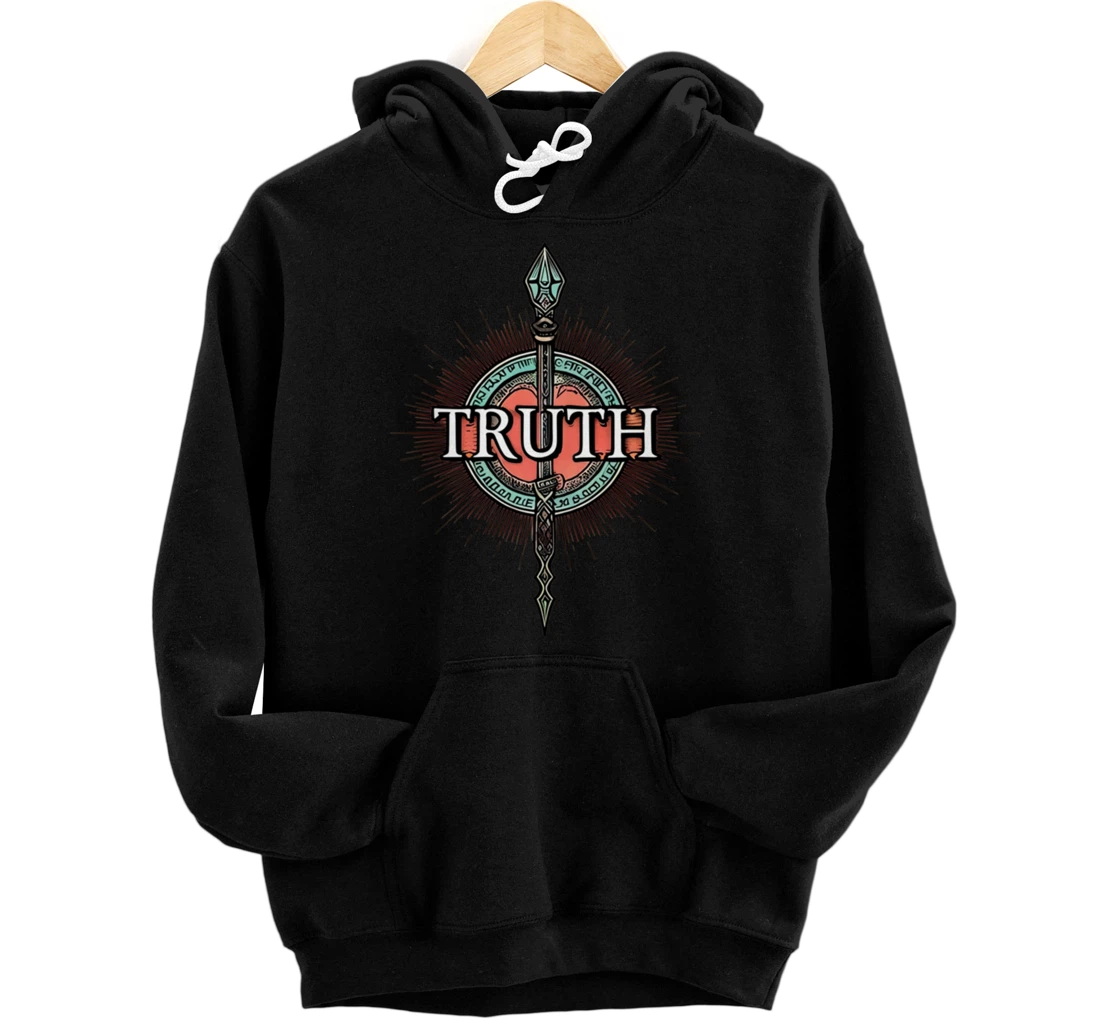 TRUTH - Honesty, Spirituality, Politics, Meditation Love God Pullover Hoodie