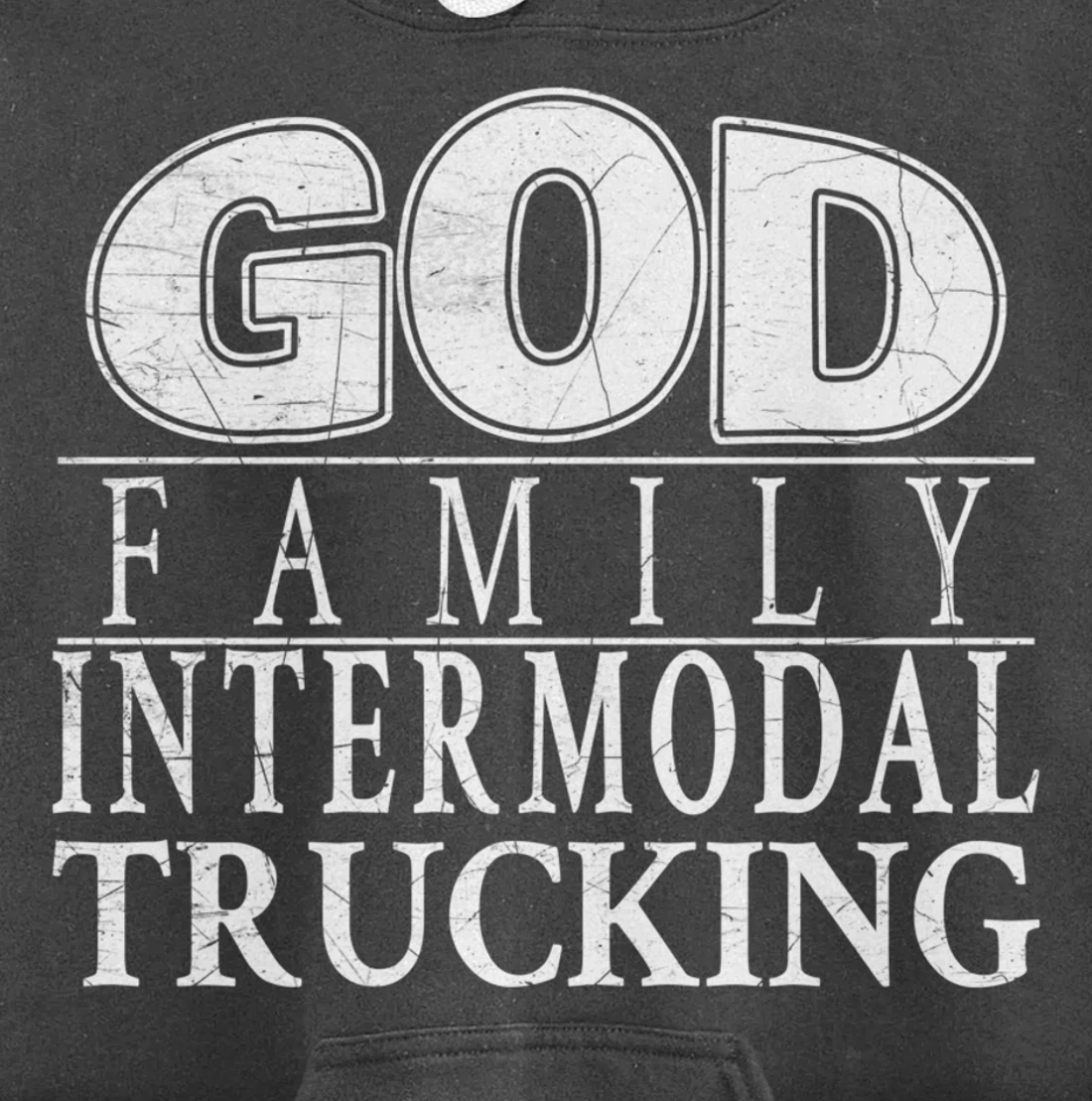 Devoted to God, Family and Intermodal Trucking Pullover Hoodie