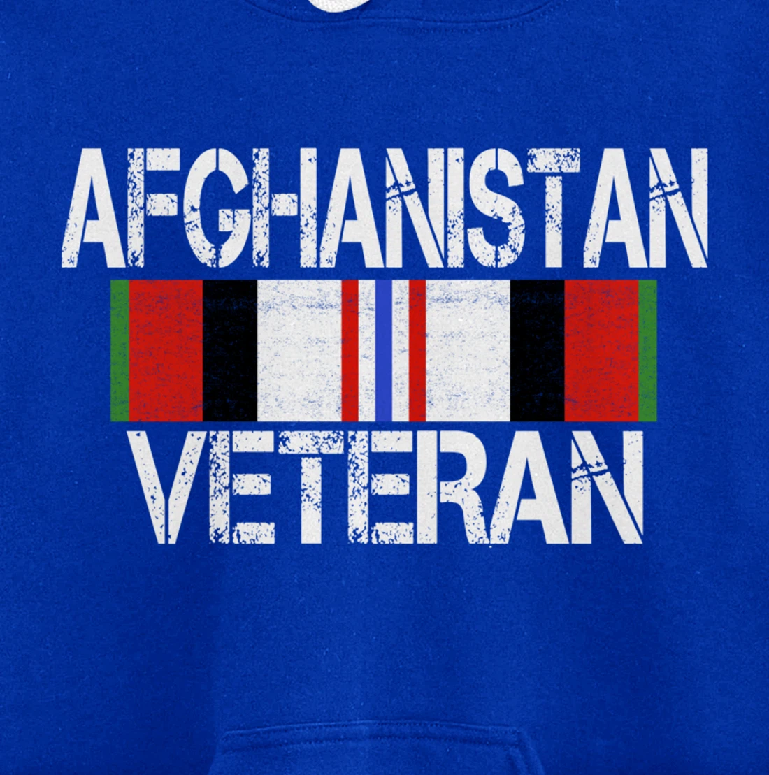 Afghanistan Veteran Ribbon - Afghan Vet Gift Pullover Hoodie