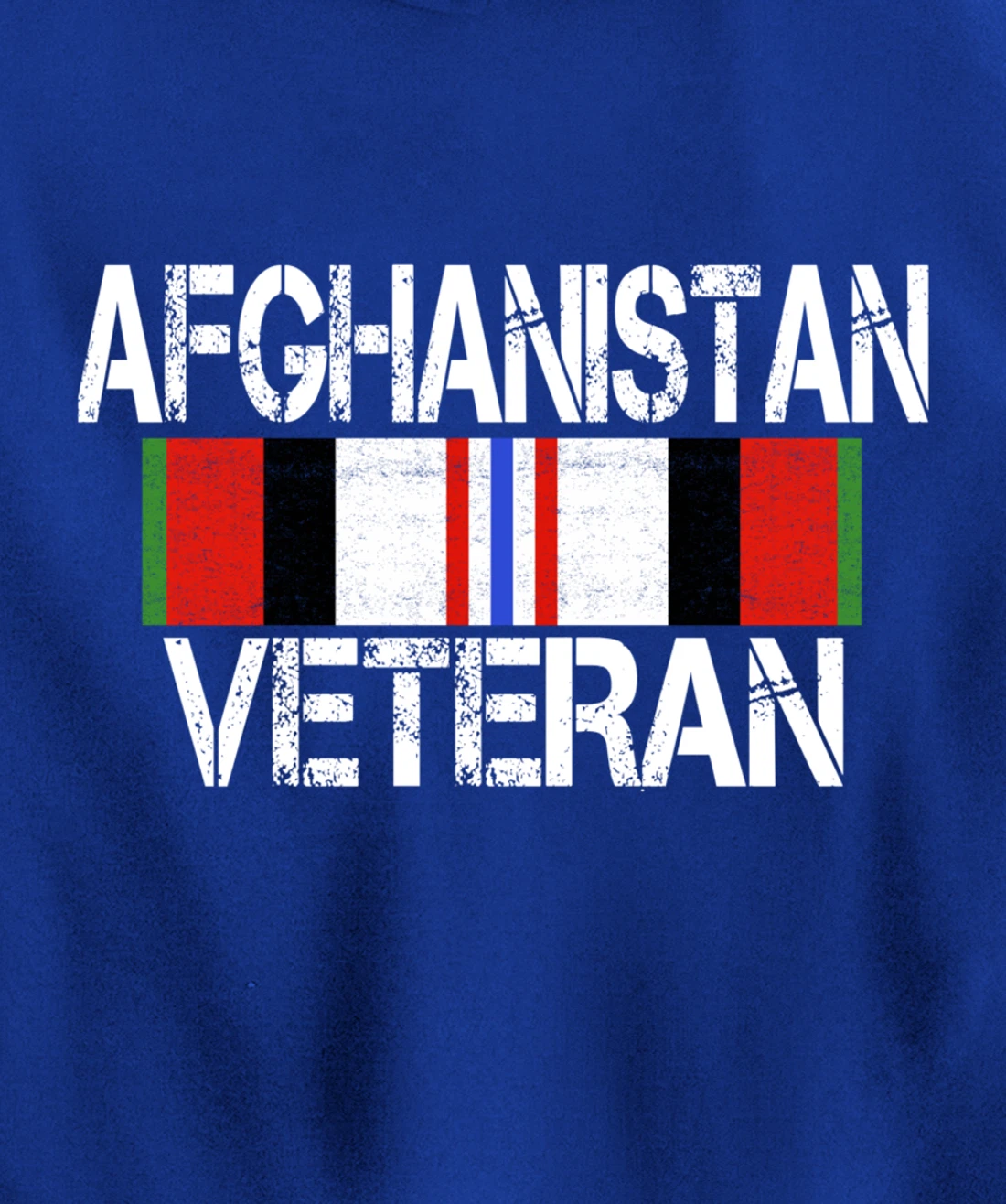 Afghanistan Veteran Ribbon - Afghan Vet Gift Pullover Hoodie