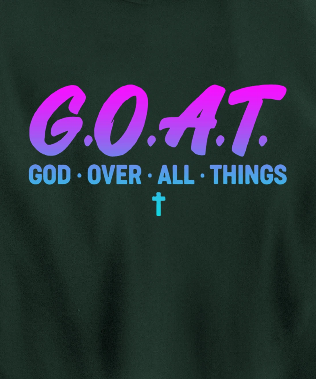 Funny God Christian Pullover Hoodie